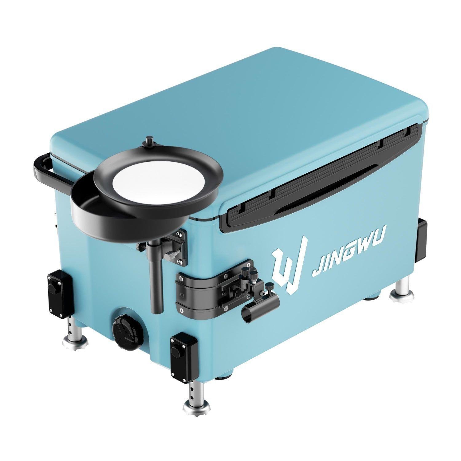 A new 2024 flat-covered fishing tank with a set of super-light multi-purpose fishing drums that can sit on a field fishing gear